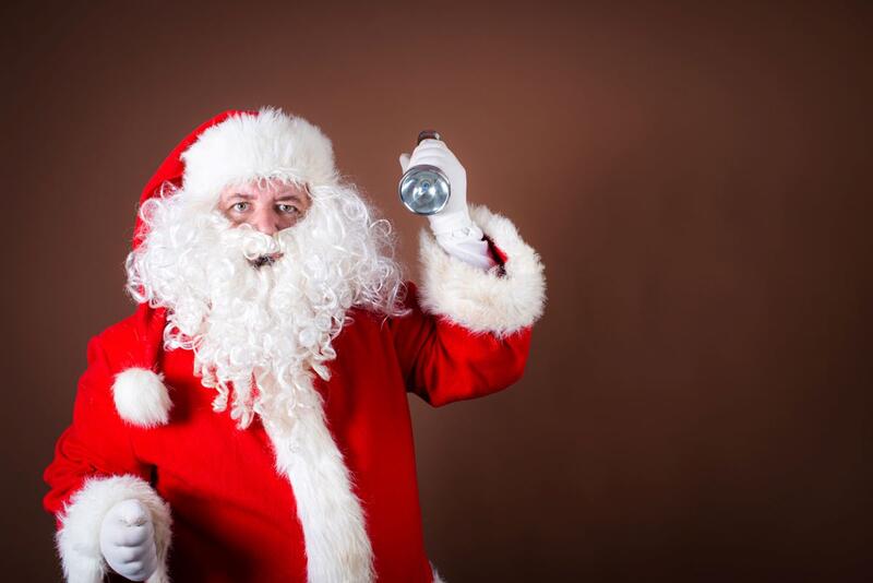 Santa Claus detective is looking for a criminal